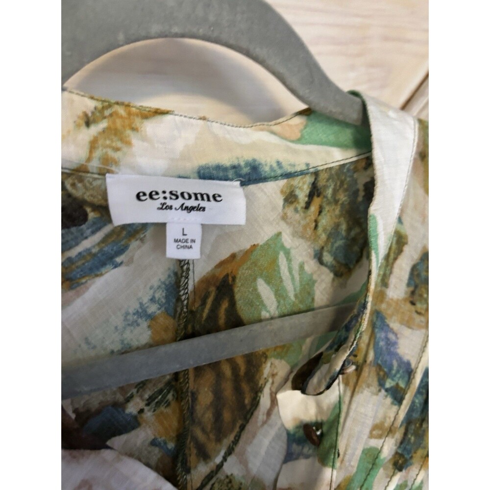 Ee:Some Maven Patterned Button Down Blouse Multi … - image 7